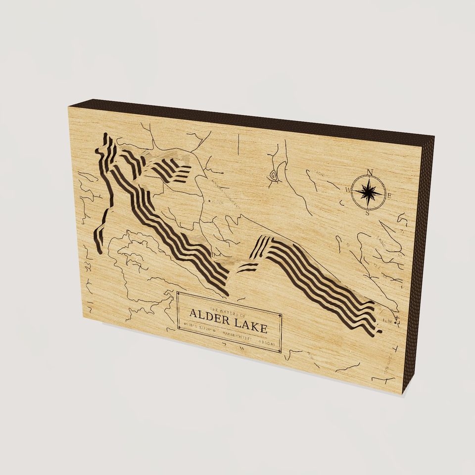 Alder Lake 3D wood map, hero view