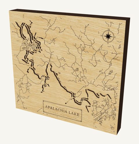 Apalachia Lake wood map