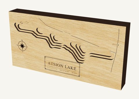Atsion Lake wood map