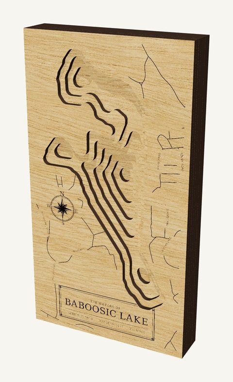Baboosic Lake wood map