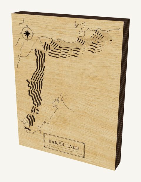 Baker Lake wood map