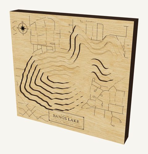Bangs Lake wood map
