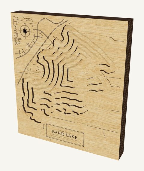 Barr Lake wood map
