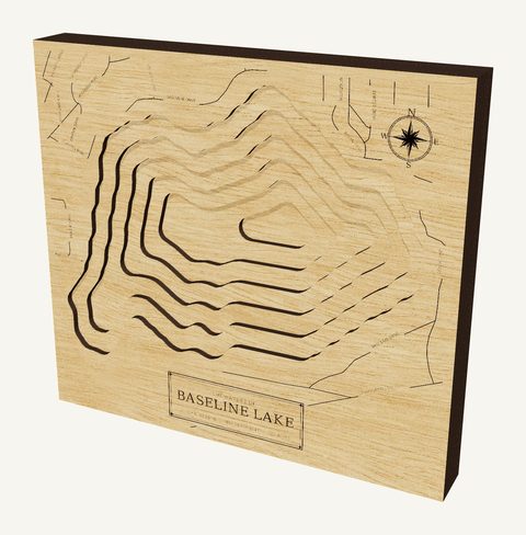 Baseline Lake wood map