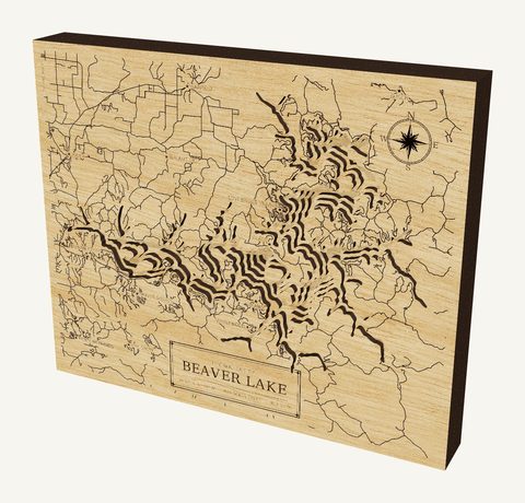 Beaver Lake wood map