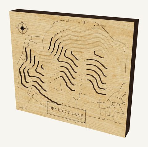 Benedict Lake wood map