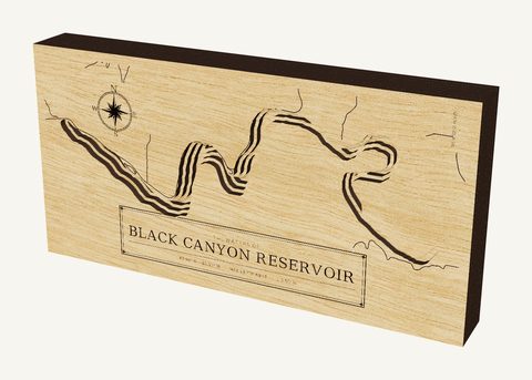 Black Canyon Reservoir wood map