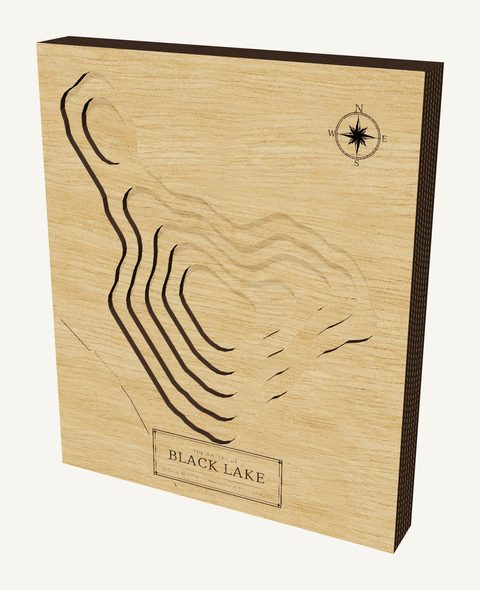 Black Lake wood map