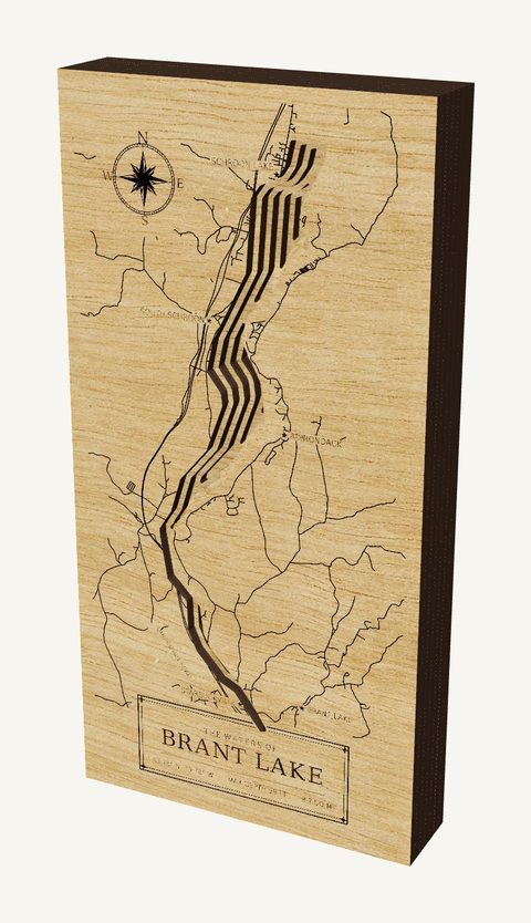 Brant Lake wood map