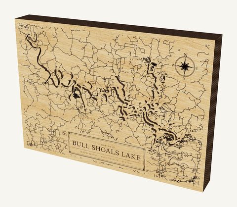 Bull Shoals Lake wood map