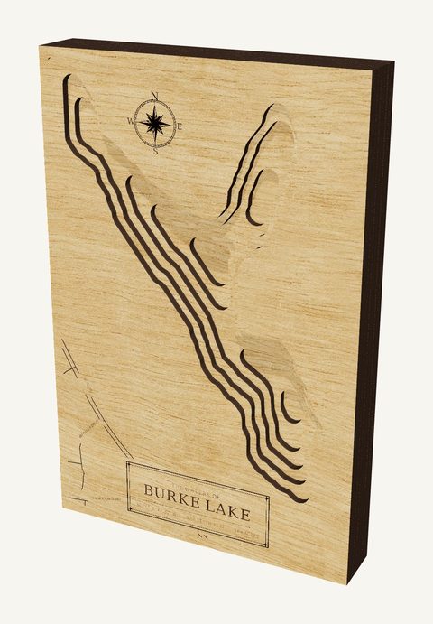 Burke Lake wood map