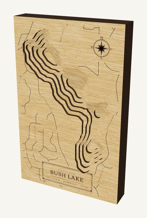 Bush Lake wood map