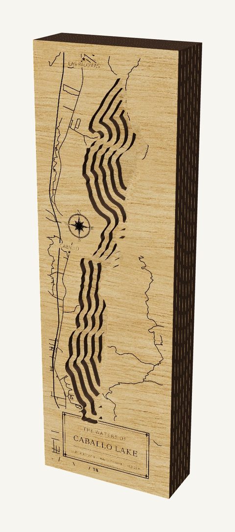 Caballo Lake wood map