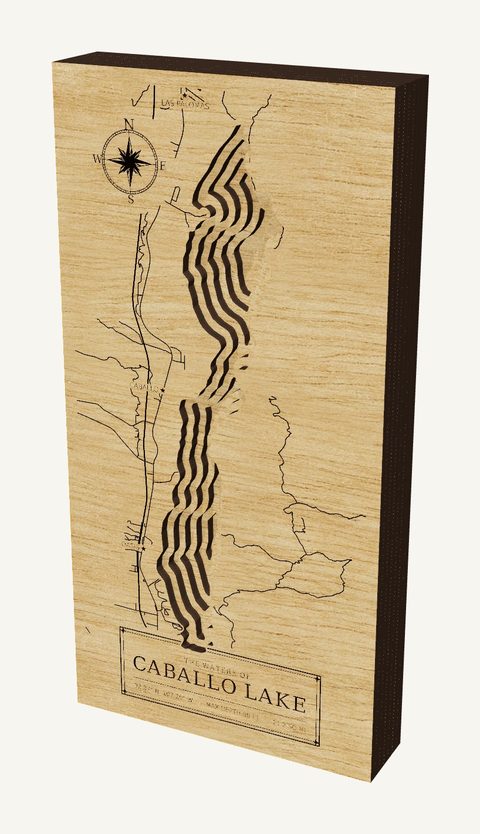 Caballo Lake wood map
