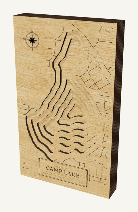 Camp Lake wood map