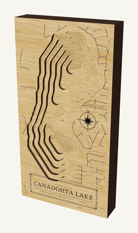 Canadohta Lake wood map