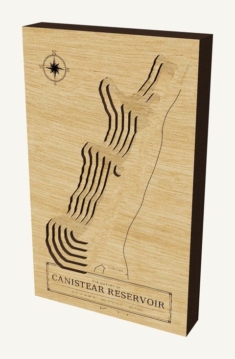 Canistear Reservoir wood map