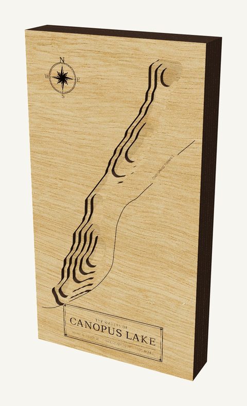 Canopus Lake wood map
