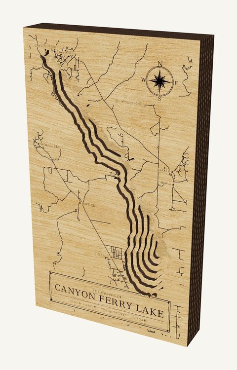 Canyon Ferry Lake wood map