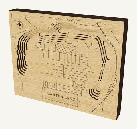 Carter Lake wood map