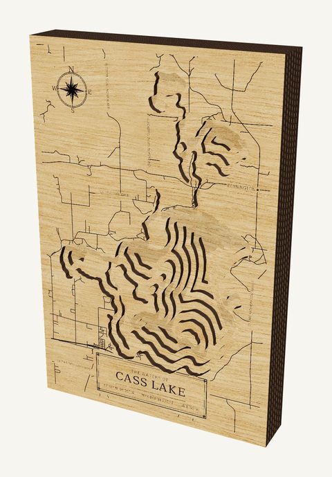 Cass Lake wood map