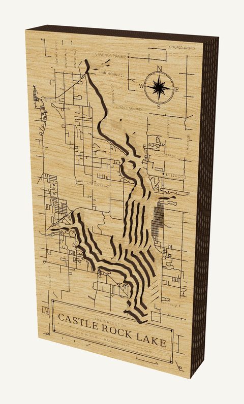 Castle Rock Lake wood map