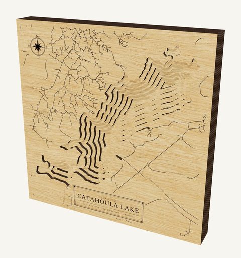 Catahoula Lake wood map
