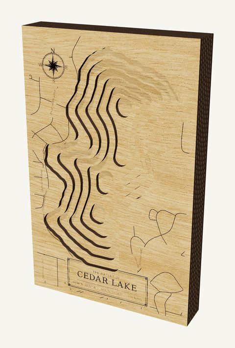 Cedar Lake wood map