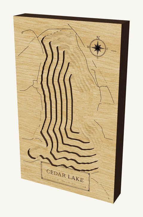 Cedar Lake wood map