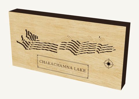 Chakachamna Lake wood map