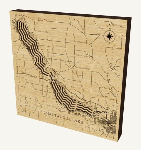 Chautauqua Lake wood map