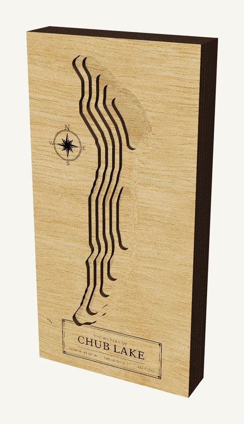 Chub Lake wood map