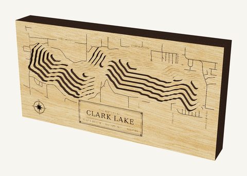 Clark Lake wood map