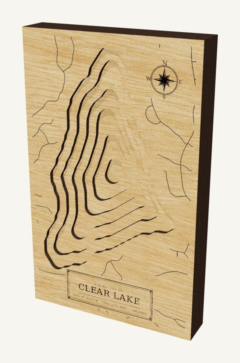 Clear Lake wood map