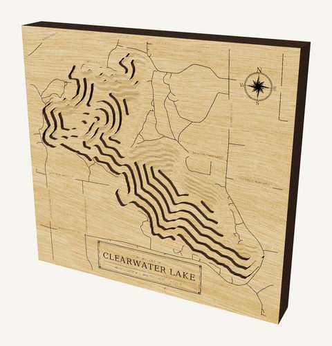Clearwater Lake wood map
