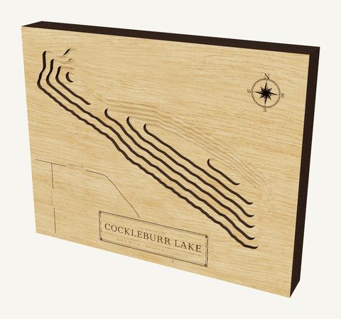 Cockleburr Lake wood map