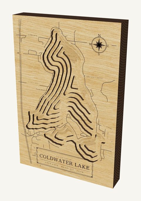 Coldwater Lake wood map