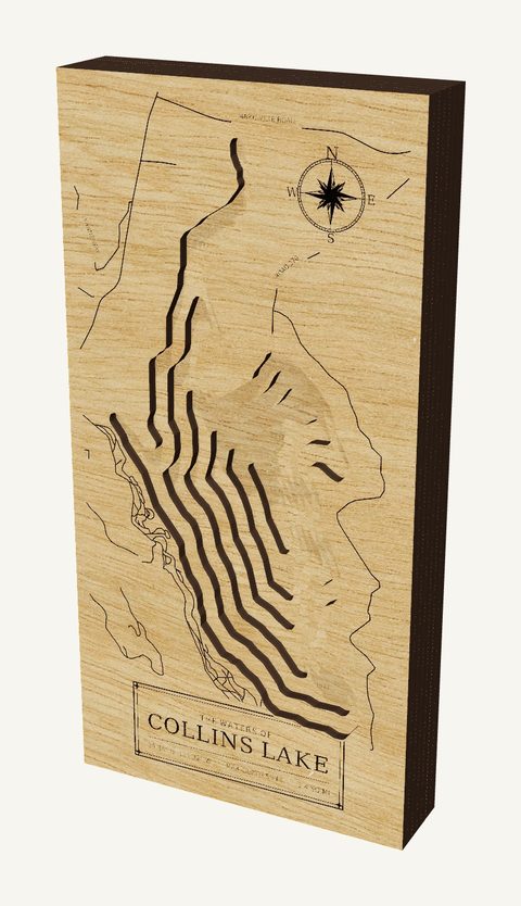Collins Lake wood map