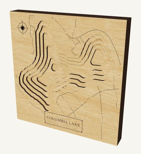 Columbia Lake wood map