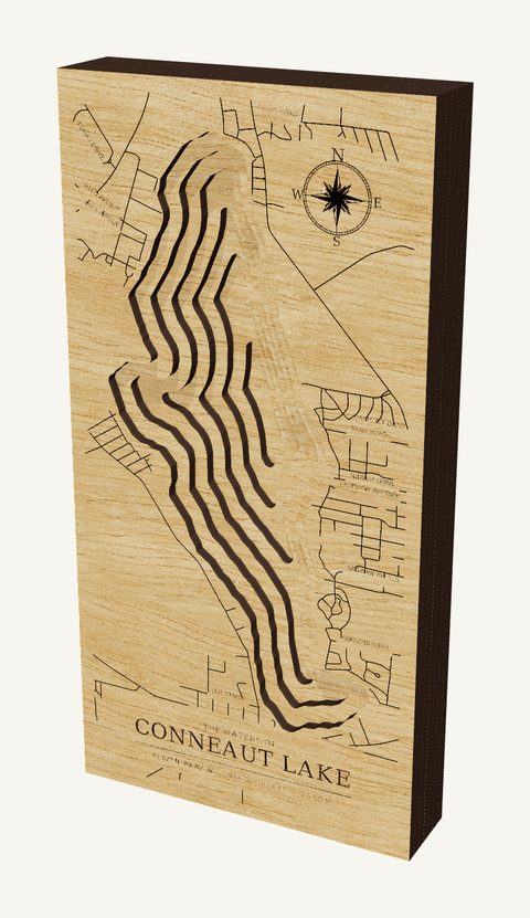 Conneaut Lake wood map