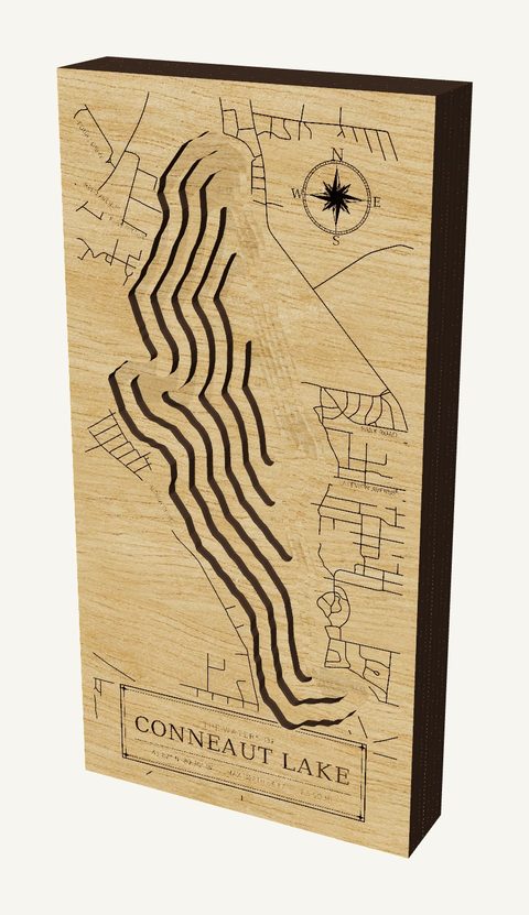 Conneaut Lake wood map