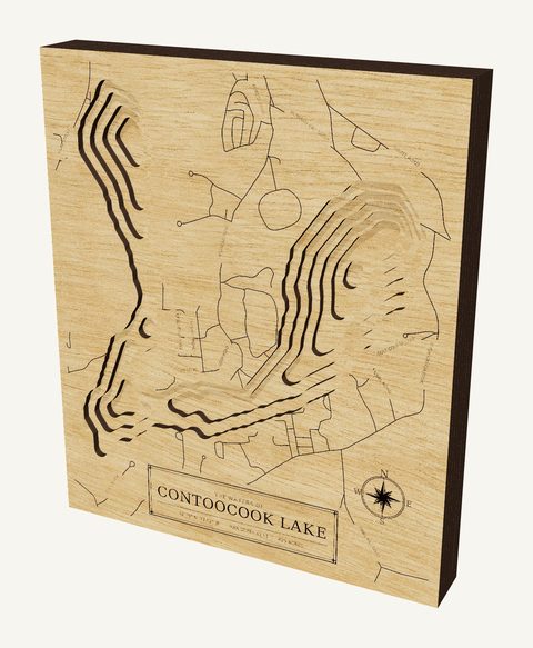 Contoocook Lake wood map