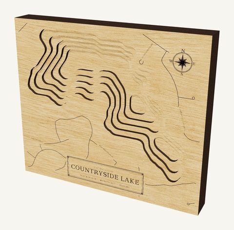 Countryside Lake wood map