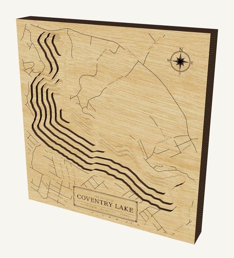 Coventry Lake wood map