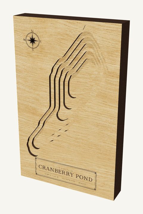 Cranberry Pond wood map