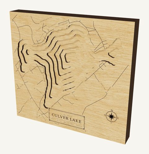 Culver Lake wood map