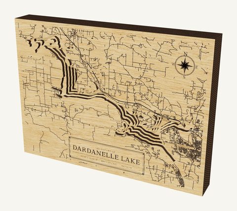 Dardanelle Lake wood map