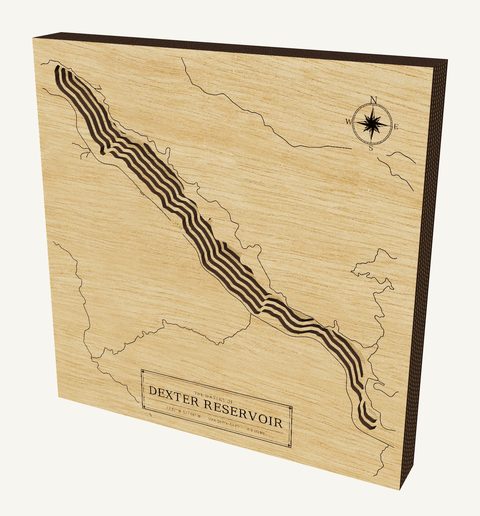 Dexter Reservoir wood map
