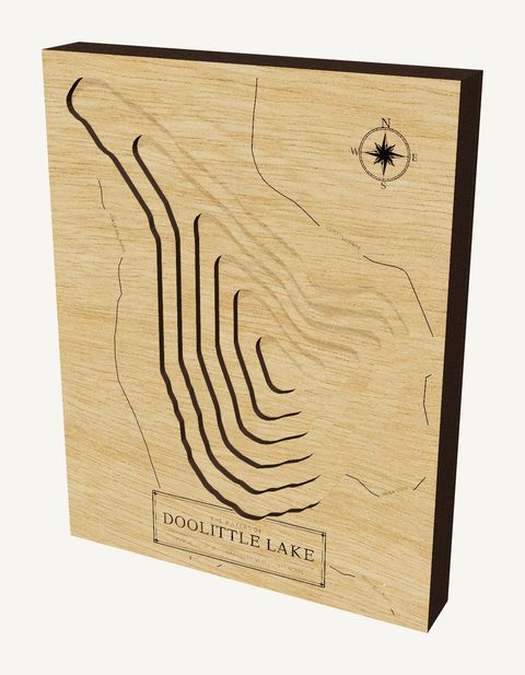 Doolittle Lake wood map