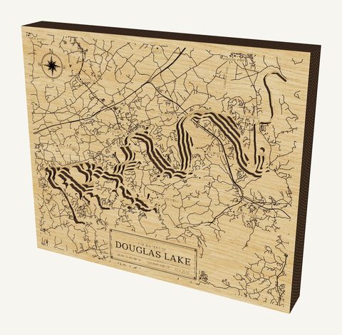 Douglas Lake wood map